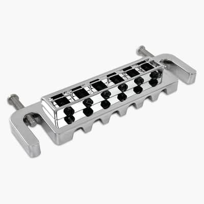 Leo Quan GB-3347-010 Badass Wraparound™ Guitar Bridge with SAE Locking Studs image 1