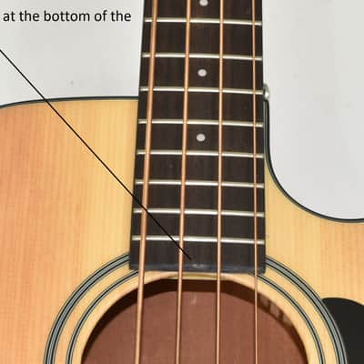 Ibanez AWB50CE Artwood Natural Low Gloss Acoustic Electric Guitar 2548 image 9
