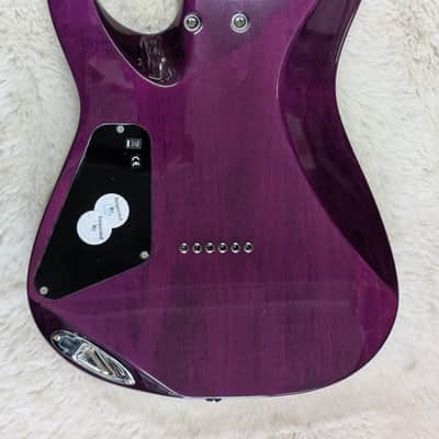 Charvel Pro-Mod Plus DK24 HH HT EB QM, Ebony Fingerboard, Violet Radiance image 9