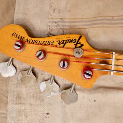 Fender Precision Bass 1971 - Red - Refin image 12