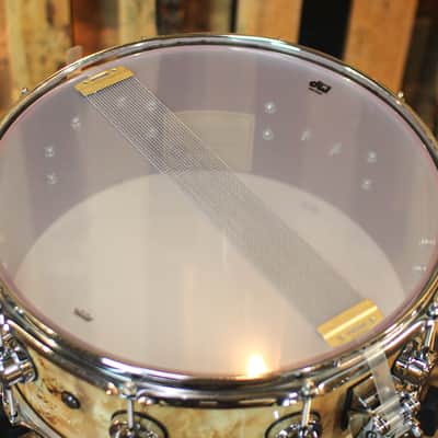 DW 6x15 Collector's Purpleheart VLT Mapa Burl Snare Drum - SO#1365283 image 5