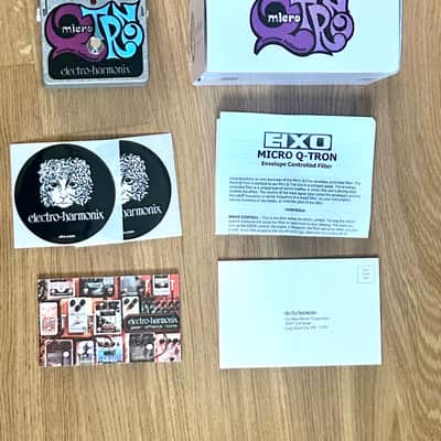 Electro-Harmonix Micro Q-Tron Envelope Filter 2006 - Present - Silver / Black / Blue image 2