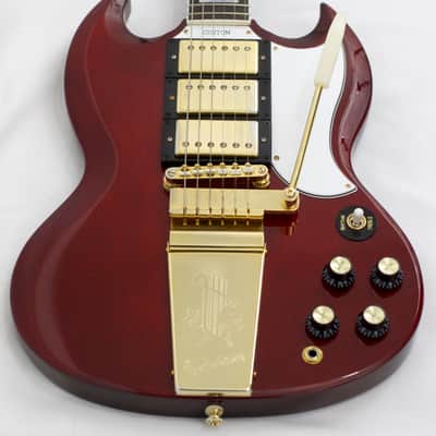 Epiphone Joe Bonamassa Signature '63 SG Custom Dark Wine Red image 7