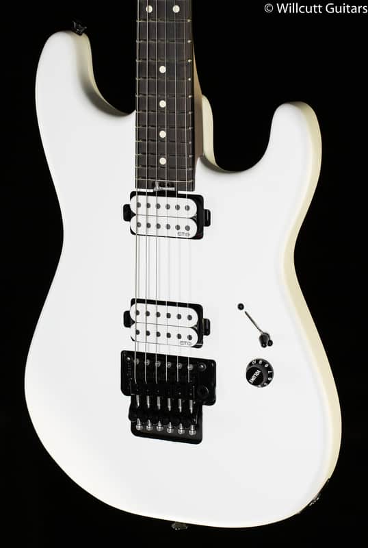 Charvel Jim Root Signature Pro-Mod San Dimas Style 1 HH FR E Ebony Fingerboard Satin White (405) image 1