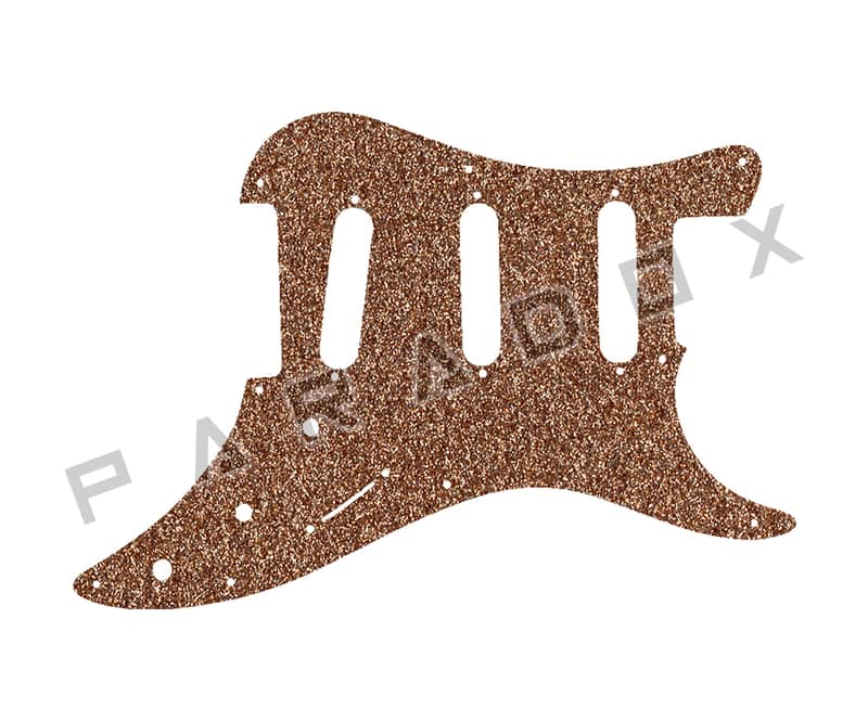 Custom Pickguard For 1986 - 1988 Made in Japan Squier by Fender Bullet S-3T - Rose Gold Sparkle Acrylic .112" image 1