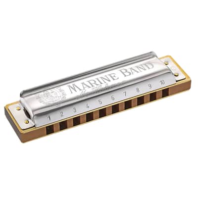Hohner 1896BX-F Marine Band 1896 Classic Harmonica - Key of F