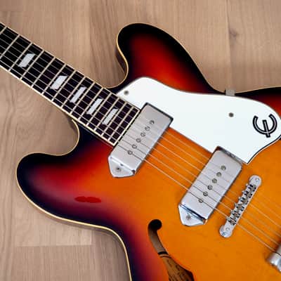 1996 Epiphone Casino '65 VT-VS Vintage Reissue Sunburst w/ Bigsby & Case, Peerless image 8