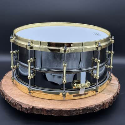 Ludwig LB417BT "Brass On Brass" Black Beauty 6.5x14" 10-Lug Brass Snare Drum with Tube Lugs, Brass Hardware 2003 - Present - Black Nickel-Plated image 5