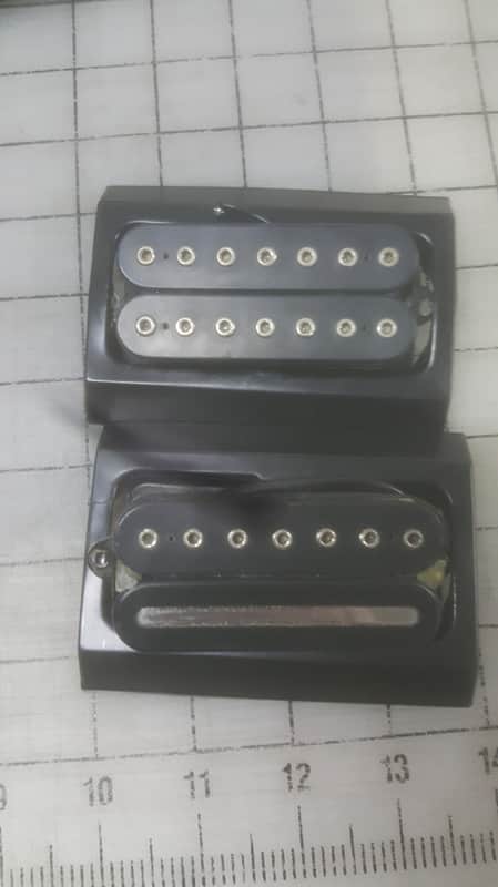 DiMarzio DP707BK/DP708BK Liquifire/Crunch Lab 7-String Humbucker Set image 1