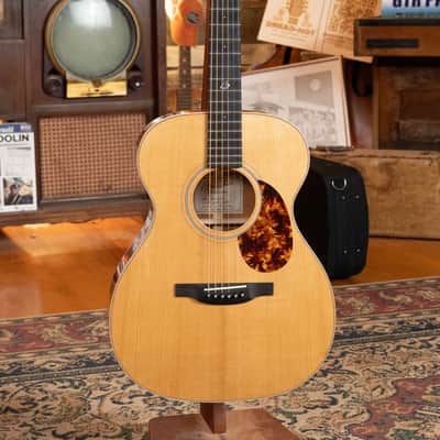 *Dread-Not Certified Used* Boucher BG-41-G Bluegrass Goose Series Gold Torrefied Adirondack/Mahogany OM Guitar w/K&K Pickup #1015 image 6