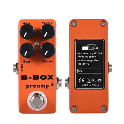 Mosky Audio B-Box Preamp Overdrive + PDC 3 Cable Guitar Effect Pedal True Bypass image 6