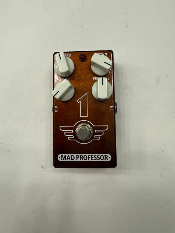 Mad Professor 1 Distortion / Reverb Brown Sound Guitar Effect Pedal image 1