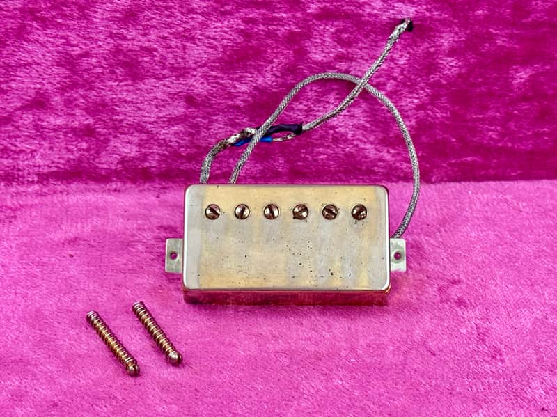 Used Sheptone AB Humbucker Neck Position Guitar Pickup Circa 2010's - Gold image 1