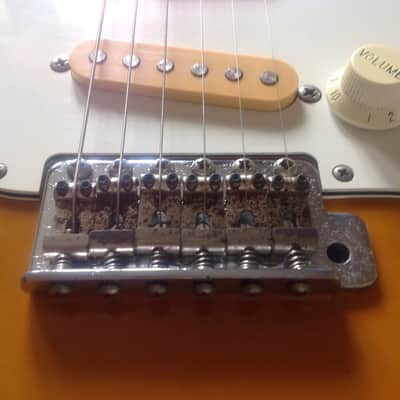 1990 Fender Japan Stratocaster Standard 3-Color Sunburst image 6