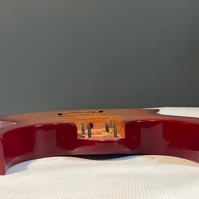 2003 Korean Ibanez RG320FM Orange Flame Maple Guitar Body Floyd Ready image 24