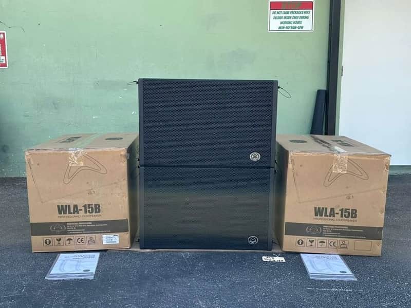 (2) Wharfedale Pro WLA-15B 15" Passive Subwoofer #7015 (THS) image 1