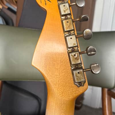 Fender Custom Shop 1959 Stratocaster 2020 - Super faded shell pink, Journey Man Relic image 9