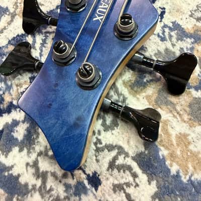Marleaux Consat Custom 4 2014 - Quilted Maple Top - Trans Blue Hi-end Bass Guitar image 4