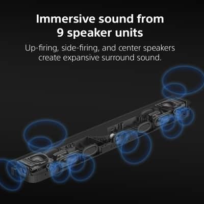 Sony BRAVIA Theater Bar 7, with 9 speakers, Dolby Atmos/DTS:X compatible image 7