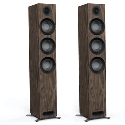 Jamo S 809 Floorstanding Speaker, Walnut, Pair with S 803 Bookshelf + S 81 Center + S810 Sub + AVR-S770H image 6
