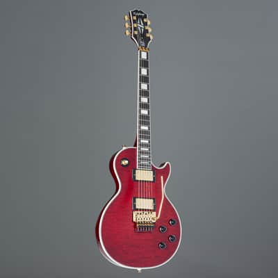 Epiphone Alex Lifeson Les Paul Custom Axcess (Ruby) - Single Cut Electric Guitar image 9