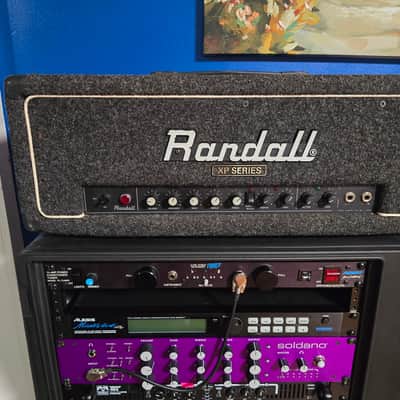 Randall RG80ES 2-Channel 100-Watt Solid State Guitar Amp Head 1980s - Black image 9
