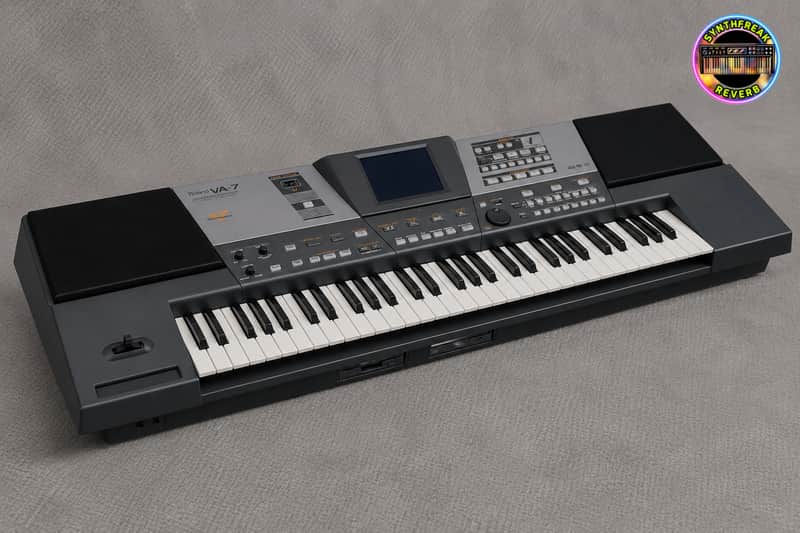 Immagine Roland VA7 ✅ Legendary V-Arranger Workstation ✅ Integrated Zip Drive & SCSI Connectivity ✅ Fully Checked & Cleaned ✅ Massive Sound Palette & Live Performance Power ✅ Worldwide Shipping - 1