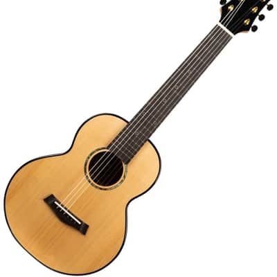 Flight GUT850 Guitarlele New - mahogany body and a solid spruce top image 9