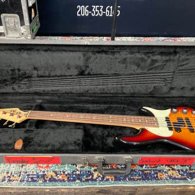 Fender Tom Hamilton's Aerosmith, Stu Hamm Prototype Urge 5 String Bass, TH-002 Serial #!!! (#31) - Sunburst image 5