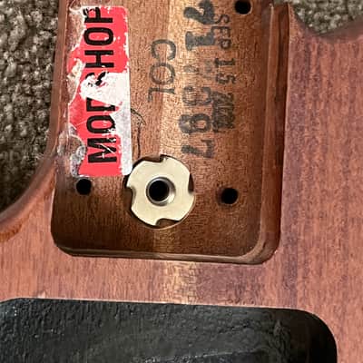lefty left handed Fender Mod Shop Mahogany Telecaster guitar body American Professional 5 lb 8 oz image 2