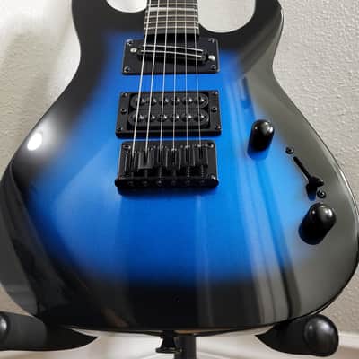 Jackson JS Series JS1X Dinky Minion Modified 2018 - 2021 Metallic Blue Burst image 2