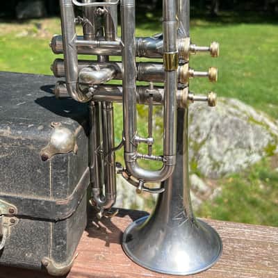 Buescher True Tone Silver Cornet — Elkhart, IN — Serial #11300 (~1908-1909) — PAT. OCT. 29, 07 — Plays Well image 13