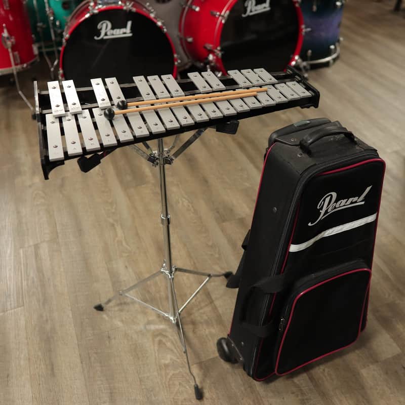 Used Bell Kit w/ Pearl Bag & Stand image 1