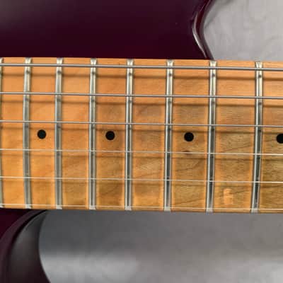 1999 Ernie Ball Music Man Axis Sport Purple Electric Guitar with Hardshell Case image 4