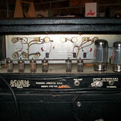 Aims  1970'S VTG 105 4x10 Combo Tube Amplifier image 5