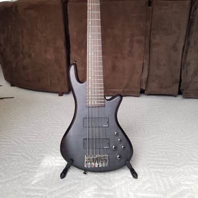 Schecter Stiletto Studio-6 Active 6-String Bass See-Thru Black