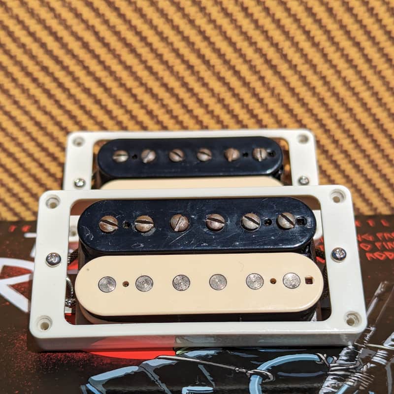 Brandonwound Pickups 1959 Clone 2020 Zebra w/M-69 pickup rings image 1