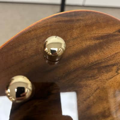 Cort Jeff Berlin Series Rithimic V NAT Walnut Burl Top 5-String Bass Guitar - Natural image 6