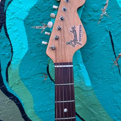 Clean original Fender Newporter 1965 - Rossmeisl design - Mahogany / Natural w/ HSC image 3