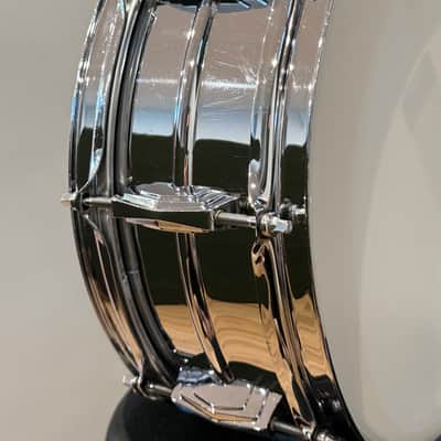 Ludwig No. 400 Super-Ludwig 5x14" 10-Lug Brass Snare Drum with Keystone Badge 1960 - 1963 - Chrome-Plated image 12