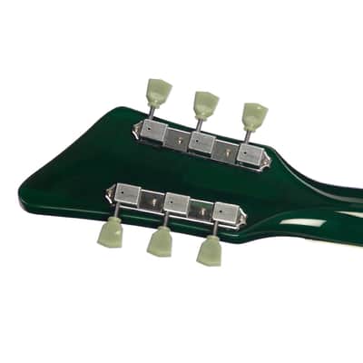 Airline Guitars Jetsons 2P FM Green Burst Flame image 12