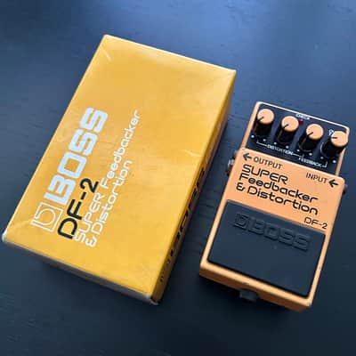 Boss DF-2 Super Feedbacker & Distortion 1985 with Original Box MIJ - Made in Japan Black Label image 11
