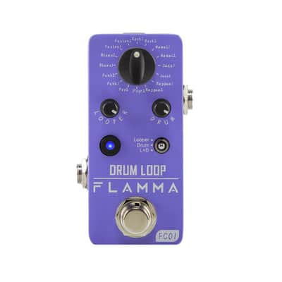 FLAMMA FC01 Mini Digital Guitar Drum Machine Phase Loop Pedal image 3