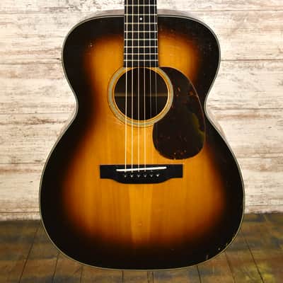 1937 Martin 000-18 Shade Top Sunburst Rare image 5