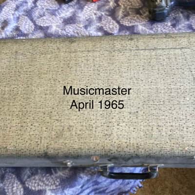 Fender Musicmaster II 1965 - Olympic White (With age related yellowing) image 2