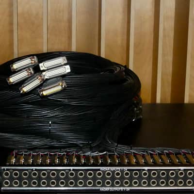 iZ Radar 24 with Nyquist I/O cards, Session controller with meter bridge & 24 tracks analog patchbay w/cabling image 8