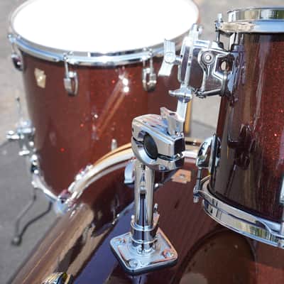 Ludwig USA Classic Maple 3pc Shell Pack - Burgundy Sparkle Wrap | 12", 16", 22" LUDWIG -USA Showroom Shell Pack! image 9