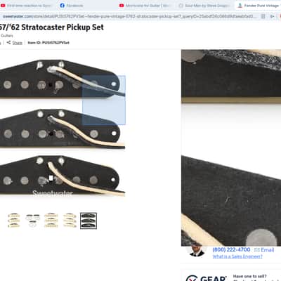 Fender 57/62 Loaded Pickguard image 4