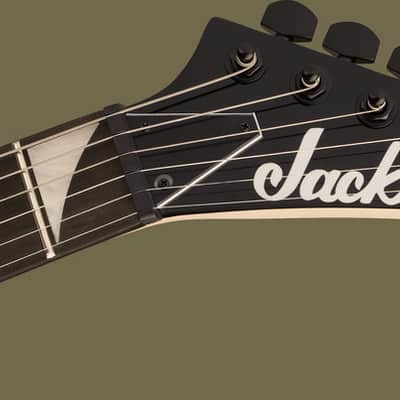 Jackson JS Series RR Minion JS1XM, Snow White w/Black Pin Stripes, Amaranth image 5
