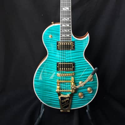 Gibson Les Paul Supreme Florentine Caribbean Blue 2014 - Caribbean Blue image 2
